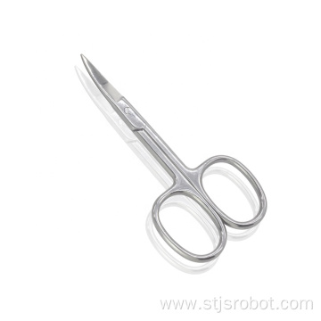 Classic Eye Makeup Tool Stainless Steel Silver Brow Scissors